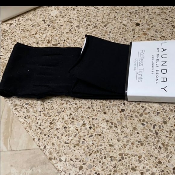 LAUNDRY by Shelli Segal Footless Tights size Large - Picture 4 of 4